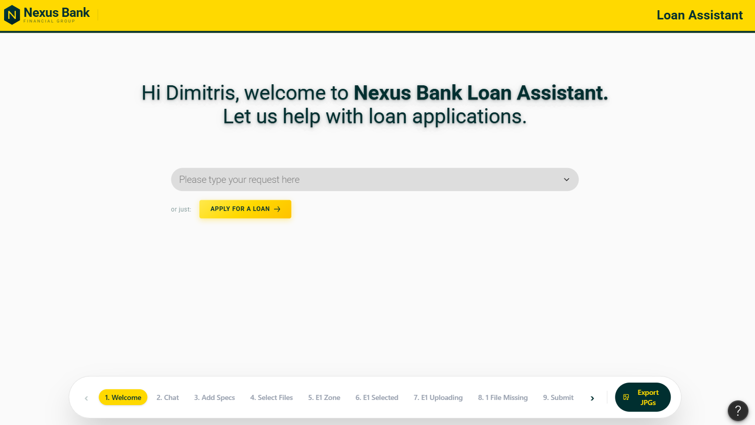Bank Loan Digital Assistant